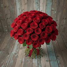 Букет 55 Красных роз Фридом #REPLACE_PRED# Слободе