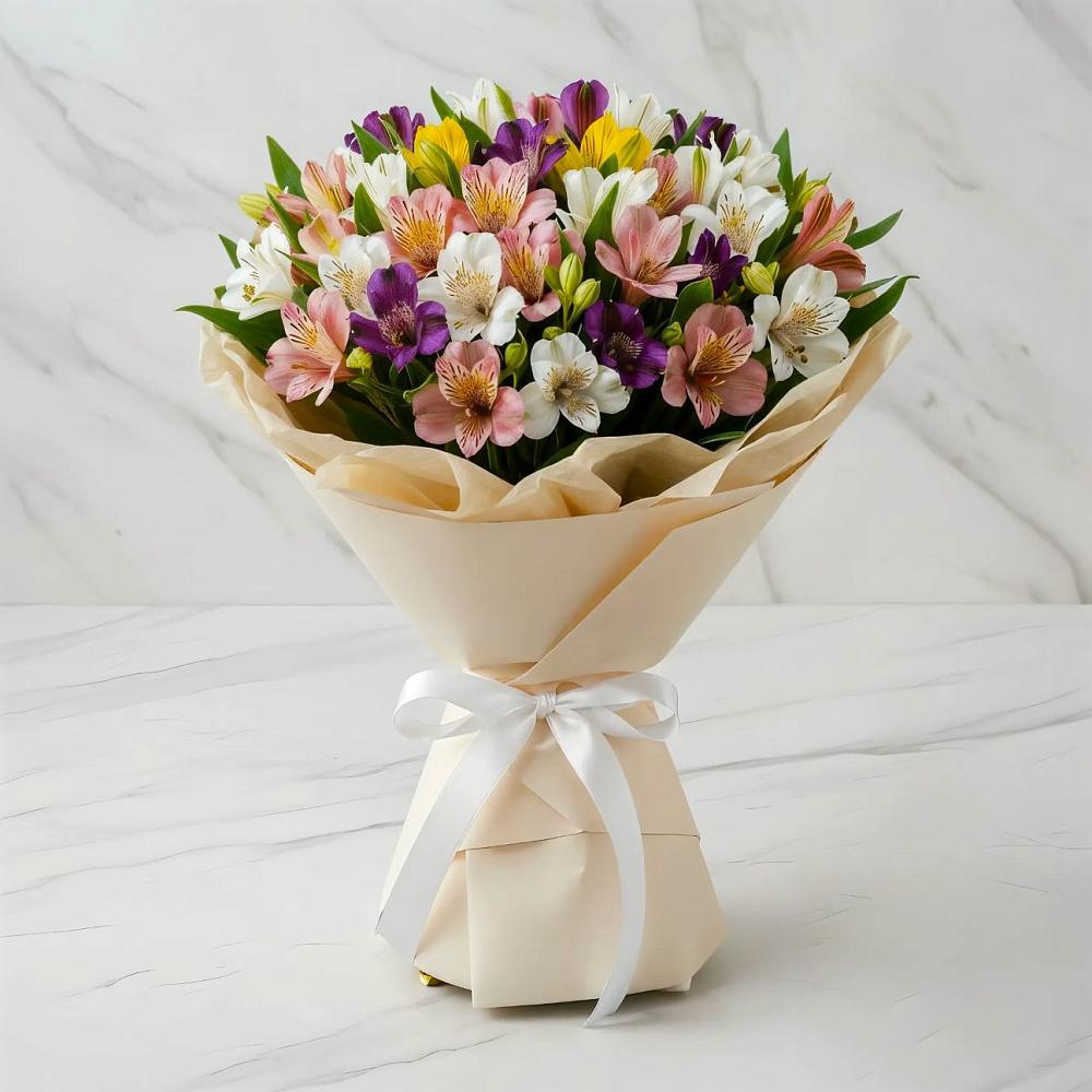 Букет цветов из: Альстромерии в Слободе