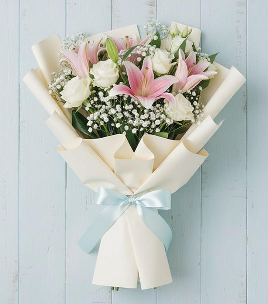 Букет цветов из: Лилии в Слободе