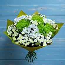 Букет цветов из:  Хризантемы #REPLACE_PRED# Слободе