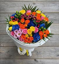 Букет цветов из:  Розы и Хризантемы #REPLACE_PRED# Слободе