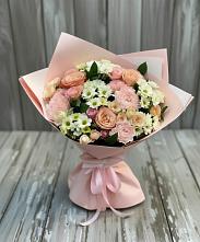 Букет цветов из:  Гвоздики, Розы и Хризантемы в Слободе