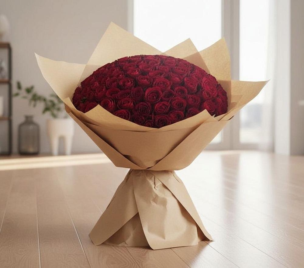 Букет 101 Красная роза в Слободе