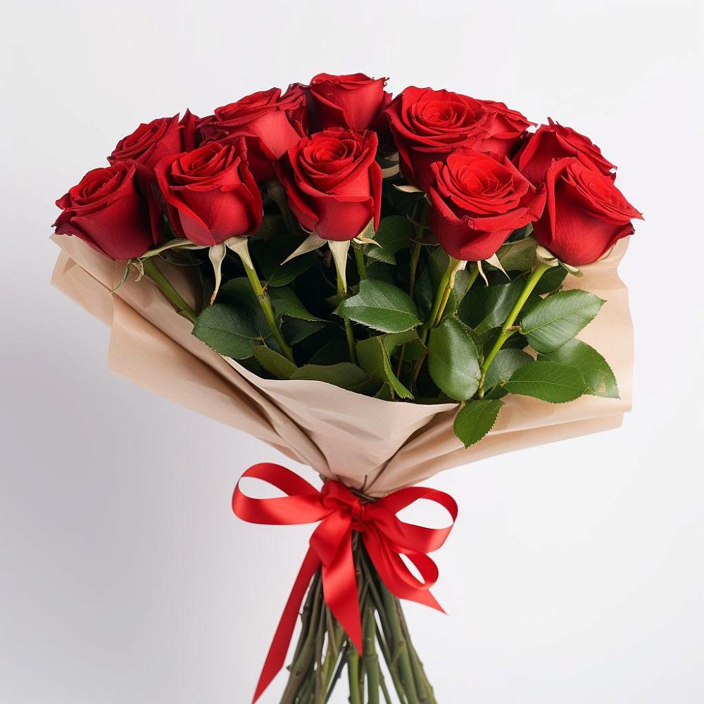 Букет 11 Красных роз Эдлесс Лав в Слободе